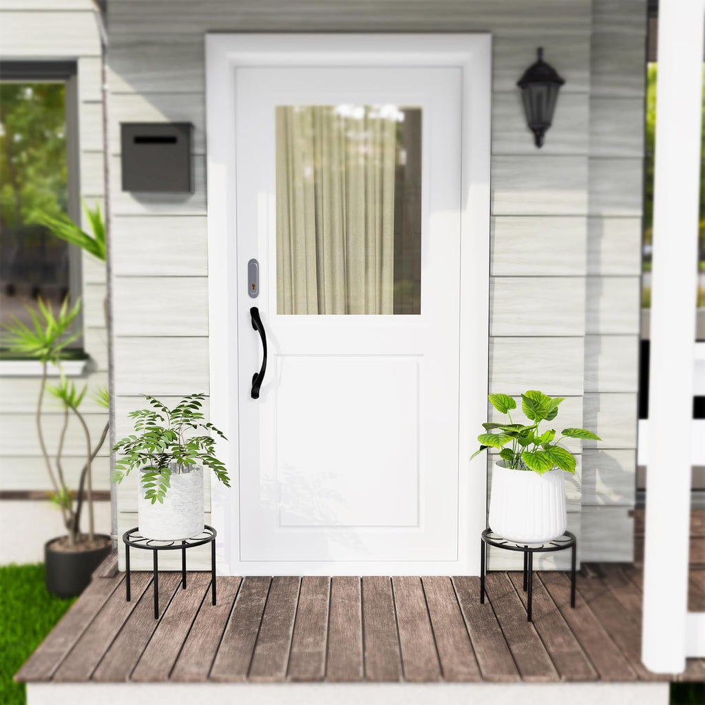 Plant Stand Plant Riser - Metal Flower Stand for Garden Home, Anti-rust Plant Holder for Multiple Plant Indoor or Outdoor.