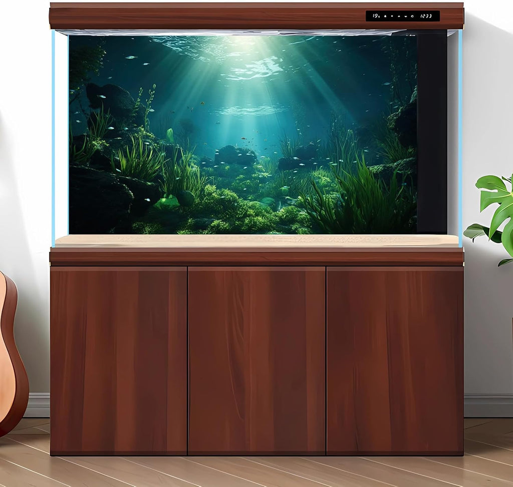 Underwater Fish Tank Background Under The Sea Aquarium Background Ocean Floor Aquatic Plants Fish Tank Backgrounds Deep Sea Sunray Tropical Aquarium Fish Reptile Tank Backgrounds 72x16in