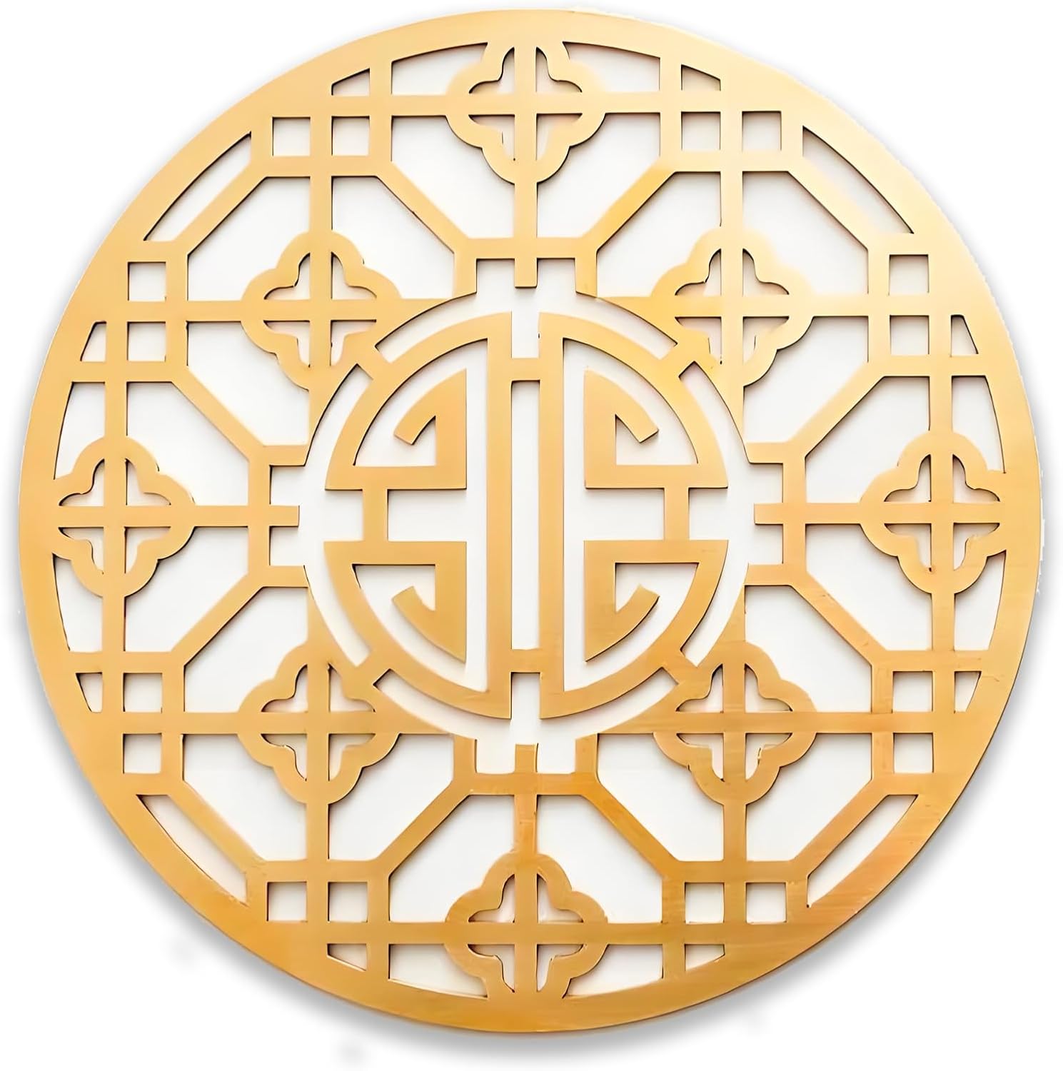 Copper Bird Bath Purification Disk, Water Wiggler for Bird Bath, Bird Bath Copper Disk, 1mm Reinforced 99% Pure Copper Cleaning Disk, Universal Fit for Outdoor Birdbaths, 4 Inch in Diameter (B)