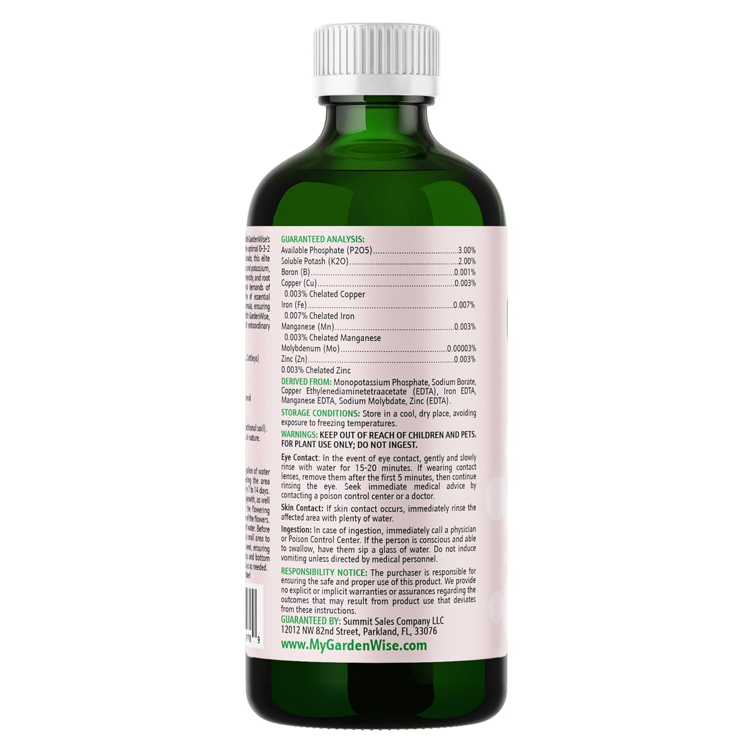 0-3-2 Giant Bloom: Orchid Bloom Enhancer - Orchid Bloom Booster - Orchid Food Fertilizer Concentrate - Chelated Nutrients for Healthy Flower & Reblooms (8 OZ)