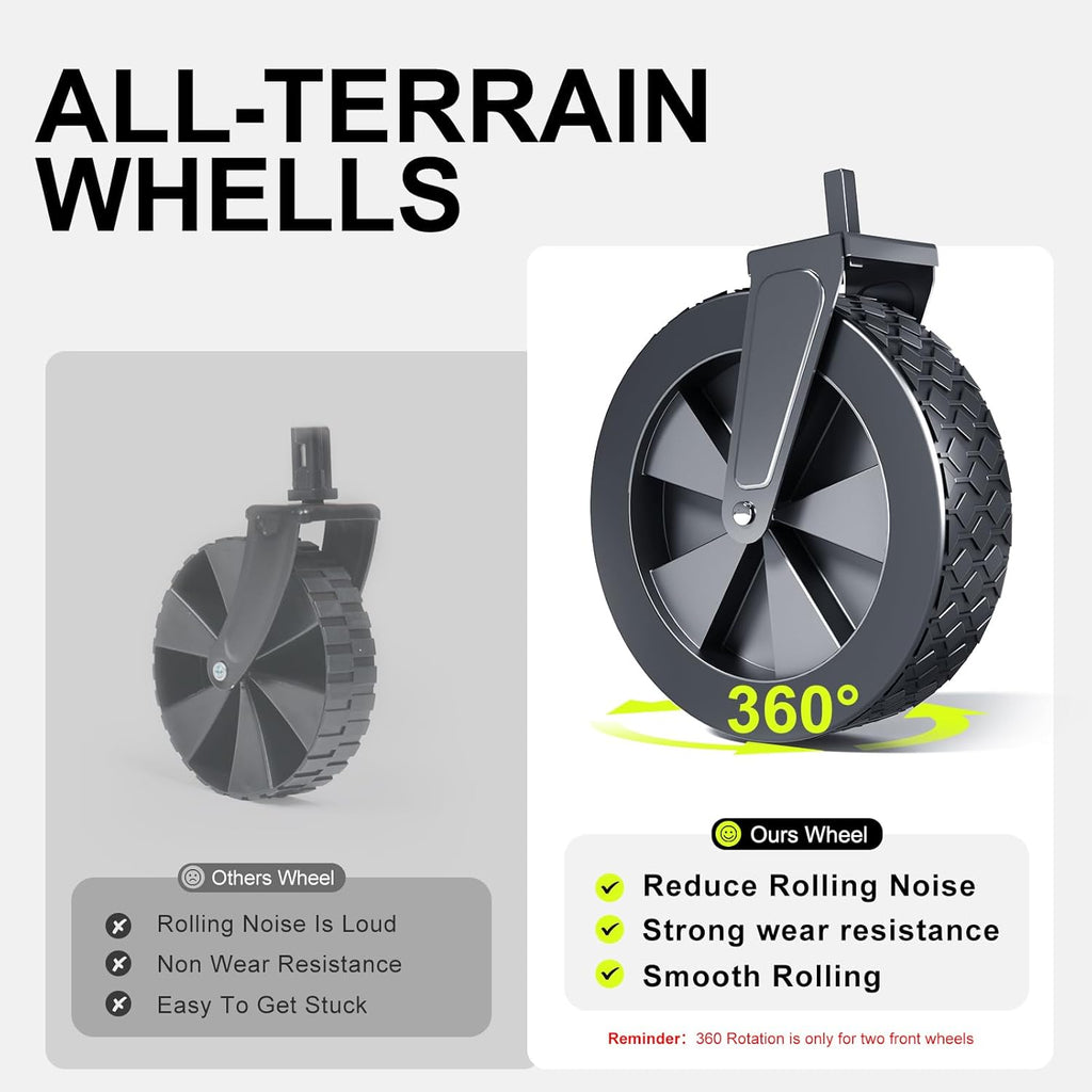 Collapsible Wagons Carts Foldable with Extended Tailgate, Folding Wagon Cart on Wheels, Portable Heavy Duty Shopping Carts for Groceries, Apartment, Garden, Camping, Sports, Outdoor (Pink)