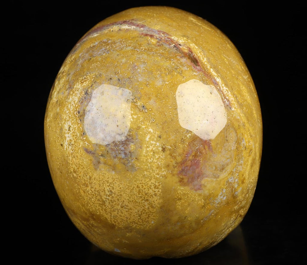 Skullis 5.0" Indian Agate Crystal Carved Crystal Skull. Hand Carved Gemstone Fine Art Sculpture.2393