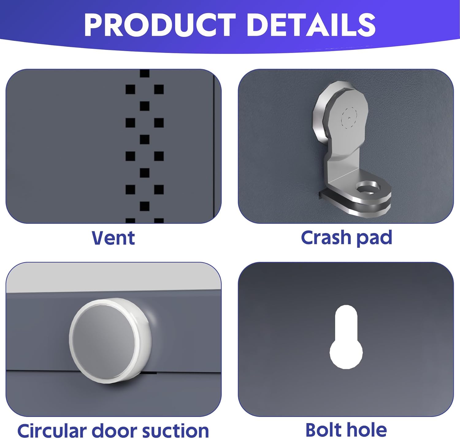 Metal Lockers - 71" Height Steel Lockers for Employees with 6 Door Storage Locker for Employees Gym School Home Office Garage - Assembly Required
