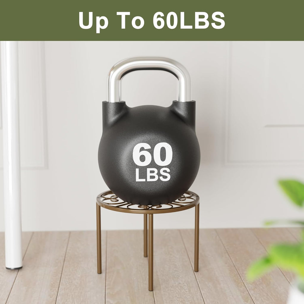 10.24" Plant Stand Flower Stand - Bronze Plant Holder for Garden Home, Anti-rust Plant Rack for Multiple Plant Indoor or Outdoor.