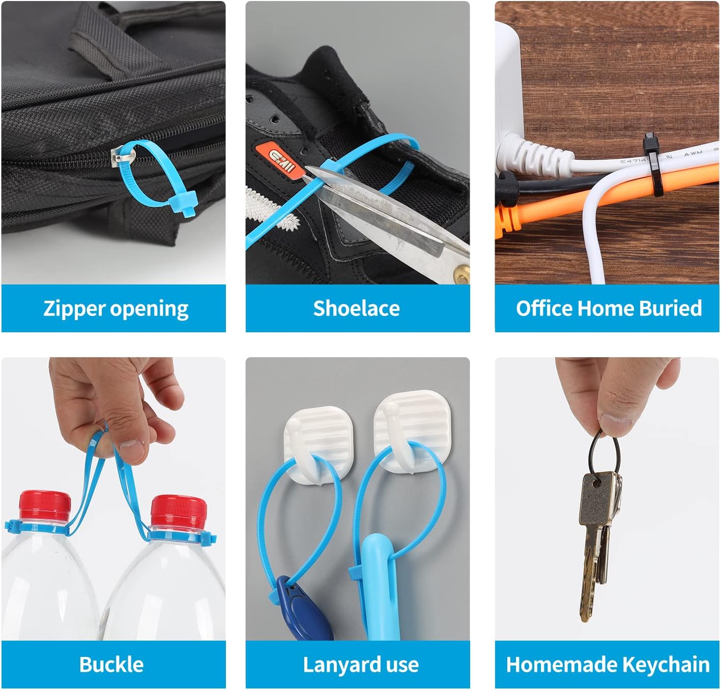 XINGO 100PCS Cable Zip Ties Heavy Duty, Premium Nylon Plastic Wire Ties with 50 Pounds Tensile Strength, Self-Locking Black Nylon Zip Ties for Indoor and Outdoor (14 inch, Apple Green)