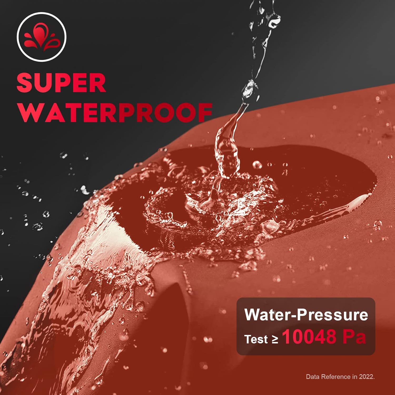 Fire Pit Cover Square 50 Inch - Outdoor Firepit Cover Heavy Duty & Waterproof, 600D Patio Fire Table Covers Large Gas Fire Pit Accessories Fade & Weather Resistant Brown - 50 x 50 x 24 Inch