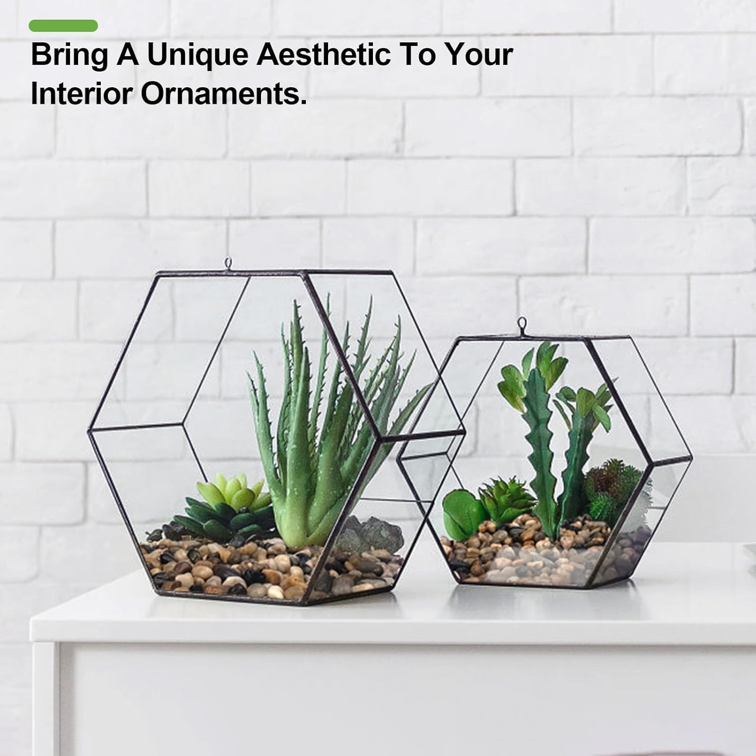 5 lbs Pebbles for Indoor Plants, Succulent, Bamboo, Vase, 3/8" Plant Rocks for Pots Indoor, Small River Rocks Decorative Pea Gravel, Highly Polished