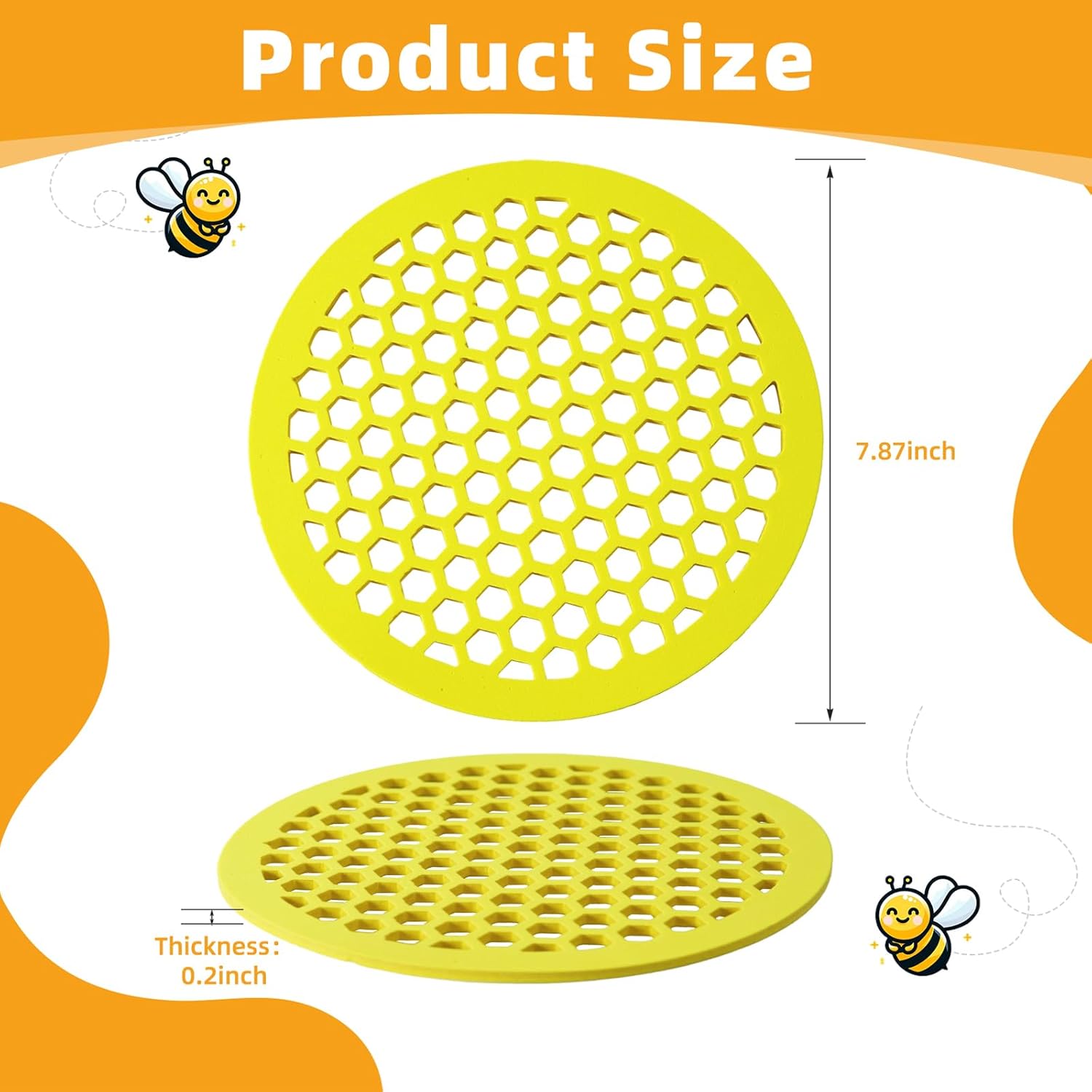 4 Pcs Bee Watering Station for Garden, 7.87 Inch Floating Bee Island for Pond/Farm/Fountain, No Assembly Required Bee Bath, Butterfly Feeder, Outdoor Garden Decor