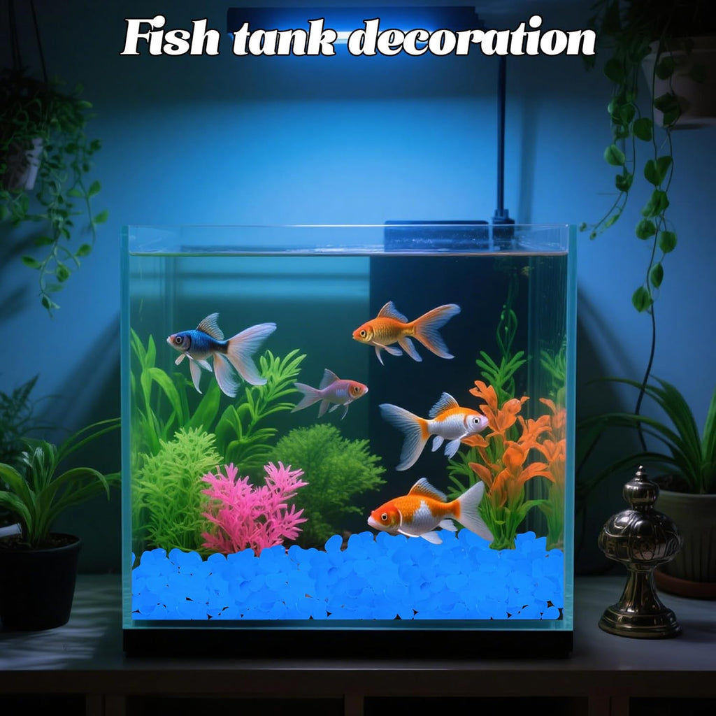 3.5LB 25-27mm Glow in The Dark Outdoor Rocks Glowing Rocks for Driveway Luminous Stones for Aquarium Glowing Stones for Garden Walkway Patio Lawn