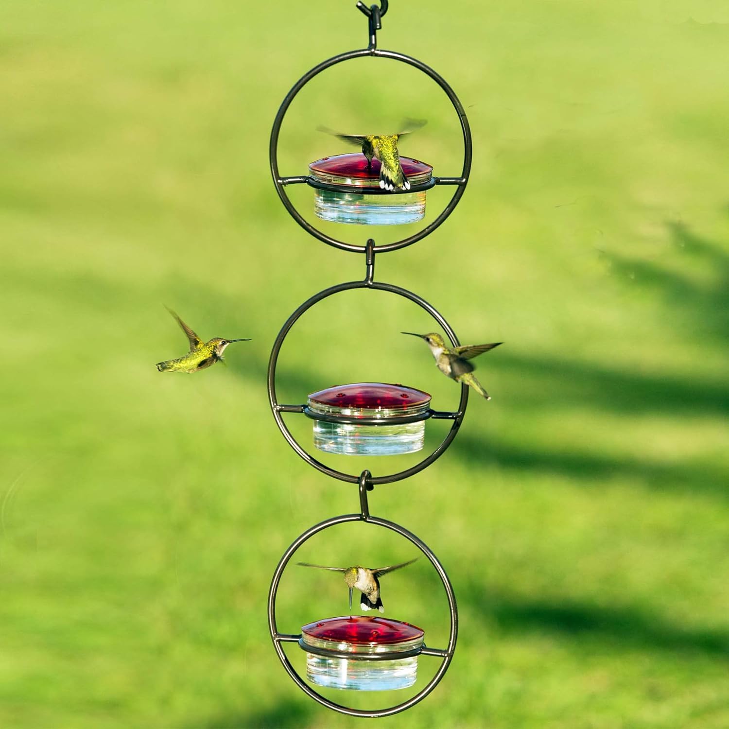 Hummble Slim Hummingbird Feeder, M045-301-3, 3.4 Ounce Capacity, Clear, 3 Piece