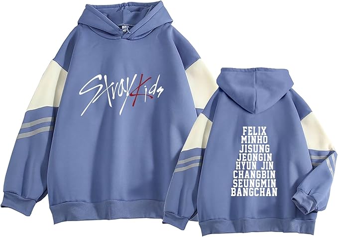 Stray Kids Hoodie Hyunjin, Felix, Changbin, Bangchan Sweatshirt Shirt Skz Kpop Merch for Women