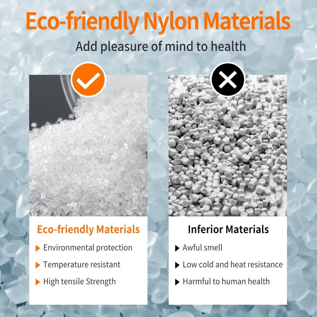 12 Inch White Zip Ties (200 Pack), 2025 New Patented Design,110 LBS Tensile Strength, Self-Locking Nylon PA66 UV Resistant Cable Ties for Indoor and Outdoor Use