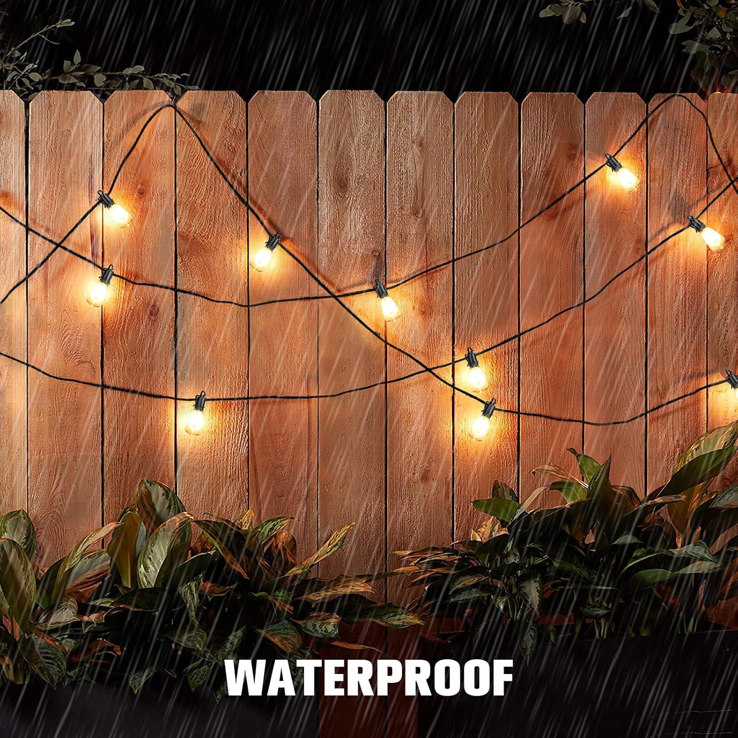 Solar Lights Outdoor String light patio deals 100FT with 32 Shatterproof, solar String Lights Outdoor Waterproof with Remote ST38 Vintage Edison Bulbs,Waterproof Hanging Lights for Outside Backyard