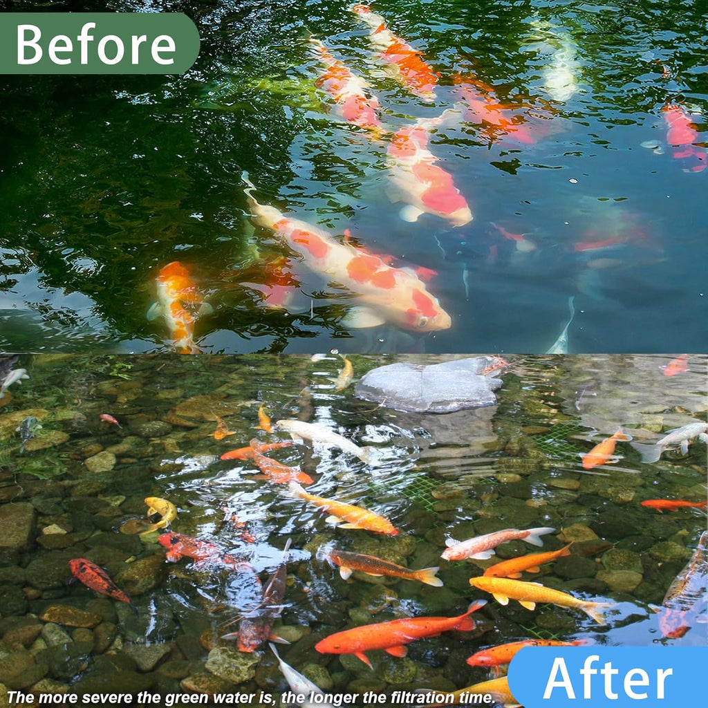 20W Pond UV Light for 100-1000 Gallon, Aquarium UV Light, UV Water Clarifier for Koi Pond, Cold Plunge, Aquarium, Swimming Pool, Spa and Fish Tank Algea Control