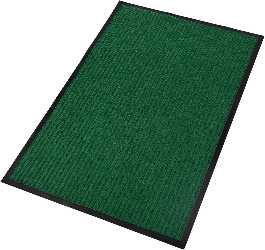 fani Heavy Duty Large Outdoor Indoor Entrance Doormat Grass Green Waterproof Low Profile Entrance Rug Front Door Mat Patio Anti-Skid Rubber Back, 31x47 inch (Grass Green)