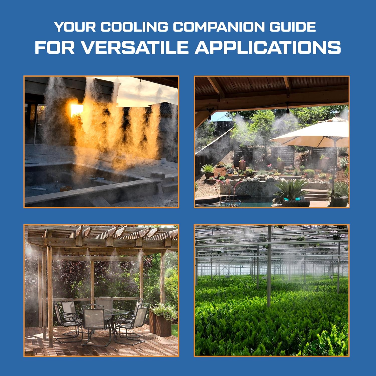 High Pressure Misting System, 750PSI Piston Pump Patio Mister System with Remote Control and 0.008" 7 Nozzles, DIY Misters for Cooling Outdoor Backyard, Dining Areas, Patio Lounging Zones