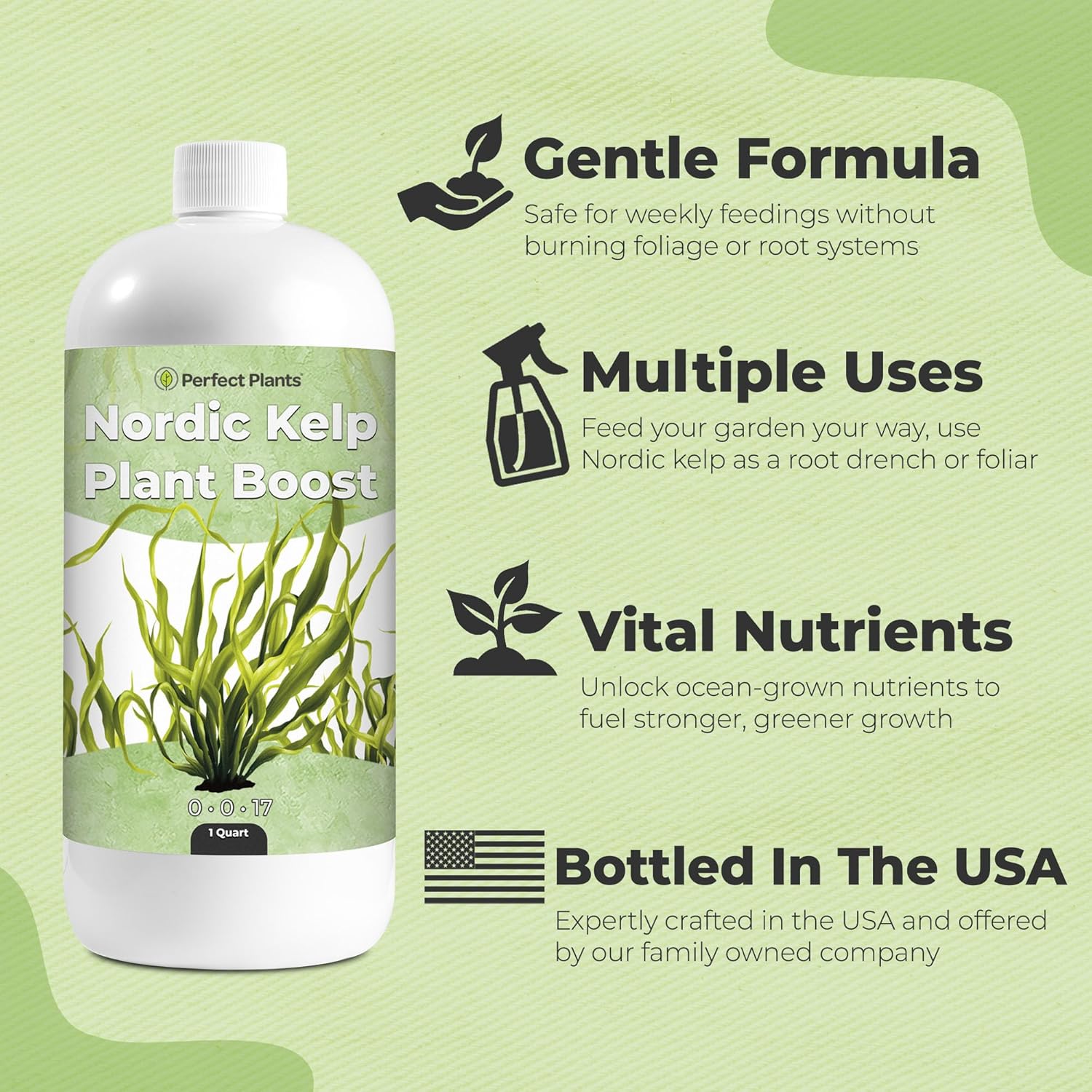 Nordic Kelp Boost Liquid - Perfect Plants (1 Quart)