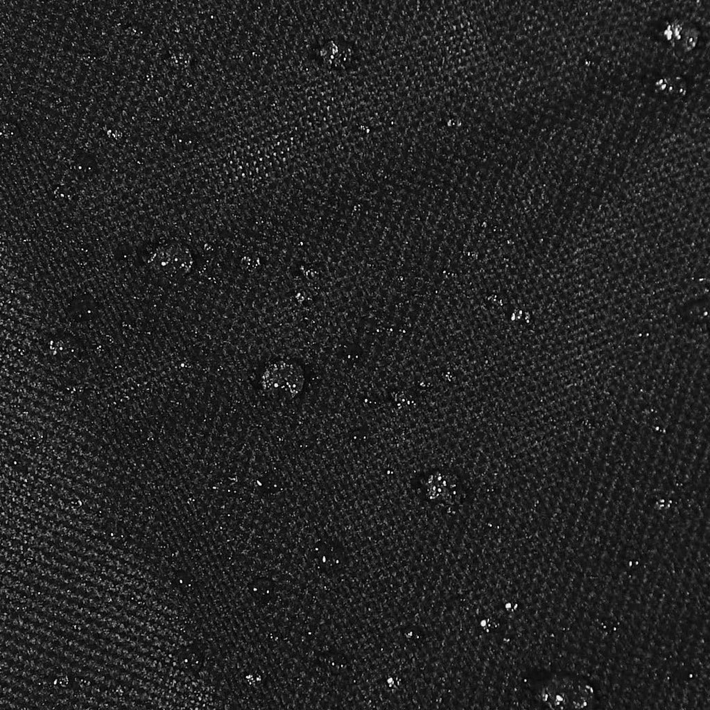 Sunnydaze Round Outdoor Fire Pit Cover - Heavy-Duty 300D Polyester and PVC with Drawstring Closure - Black - 40-Inch