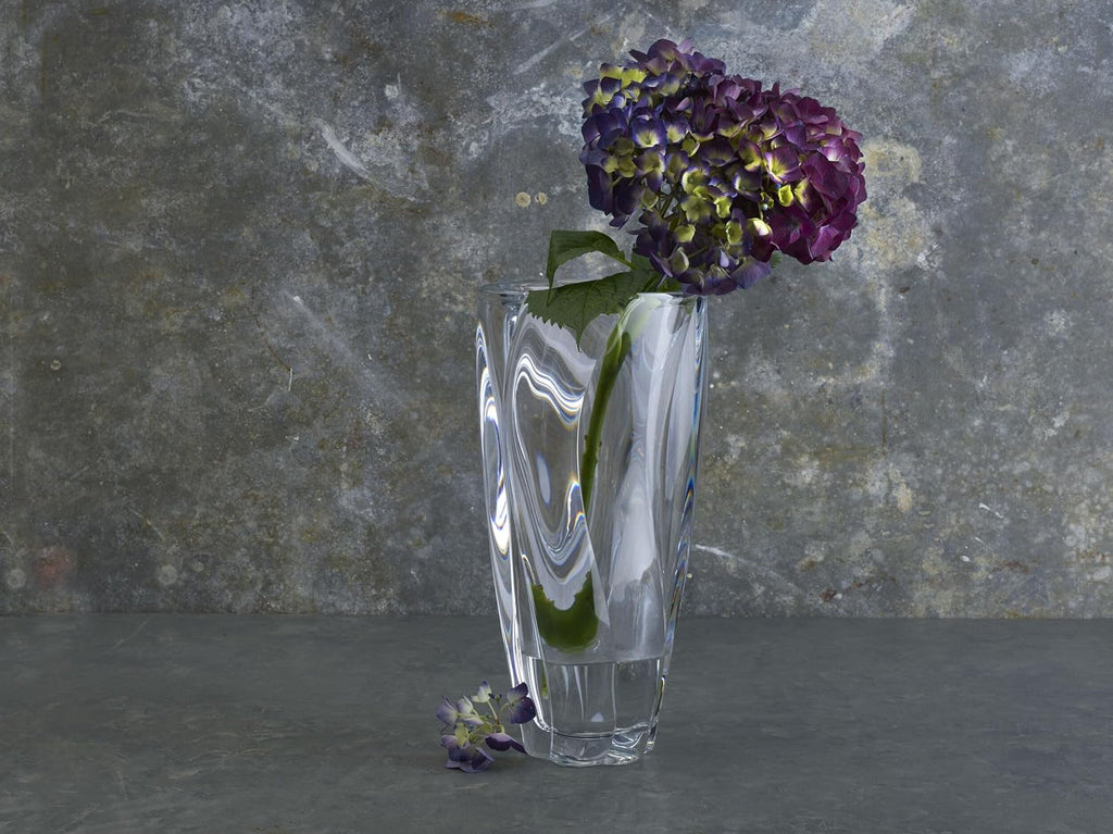 Mikasa Cassia Crystal Glass Vase, 12 Inch