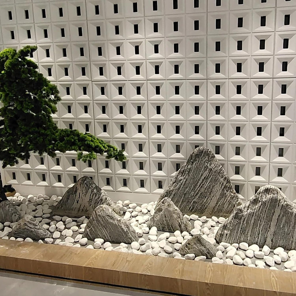 40 lbs White River Rocks for Garden, 2-3 Inch Large Aquarium Gravel. Decorative Stones for Plants, Vases, Cactus, Landscaping and Home Decor