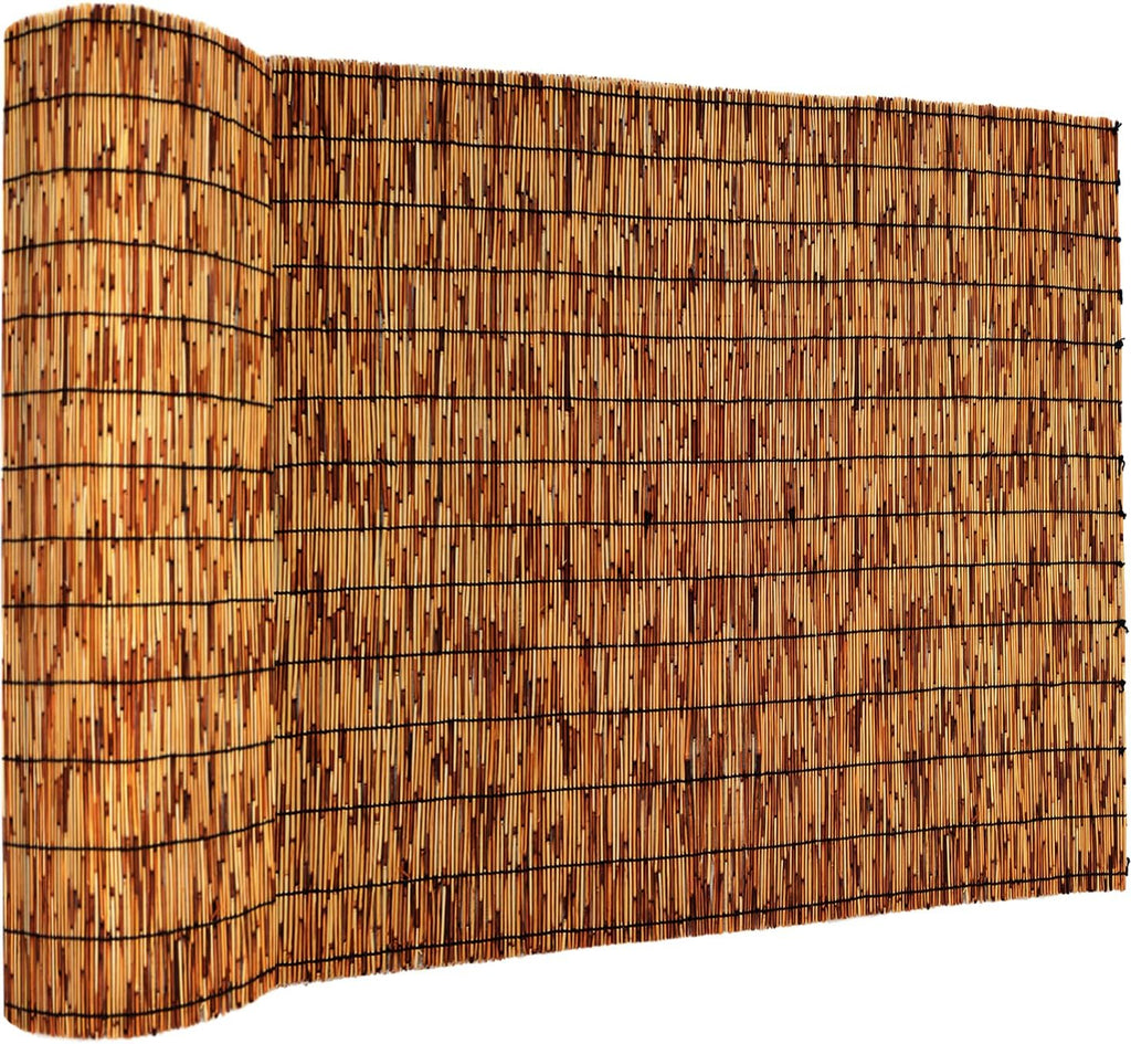 Reed Fencing Rolls,Bamboo Screens Outdoor for Patio,6 Feet High,Suitable for Patio Garden Balcony Terrace and Courtyard Shading 6x16FT