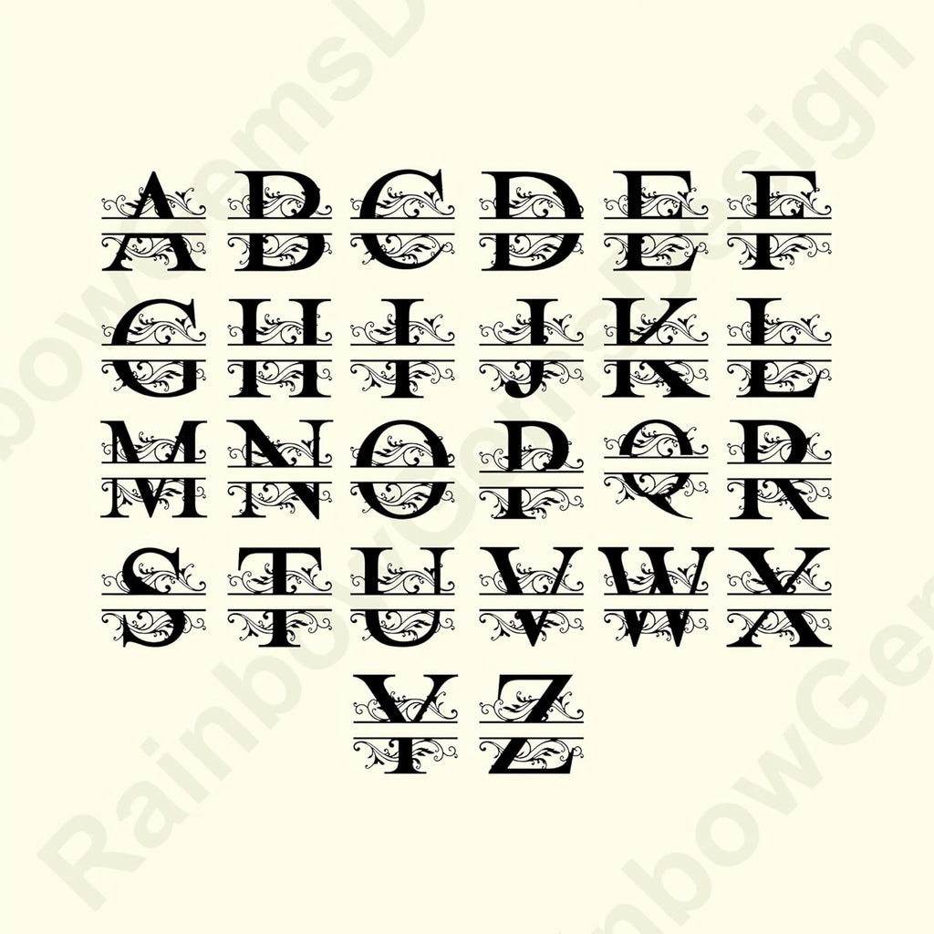 Personalized Metal Name Signs, Split Letter Monogram Wall Decor, Custom Last Name Sign, Family Name Sign for Outdoor, Personalized Wedding Gift, Garden Decor, Metal Wall Art, Housewarming Gift (MonogramDesign_10)