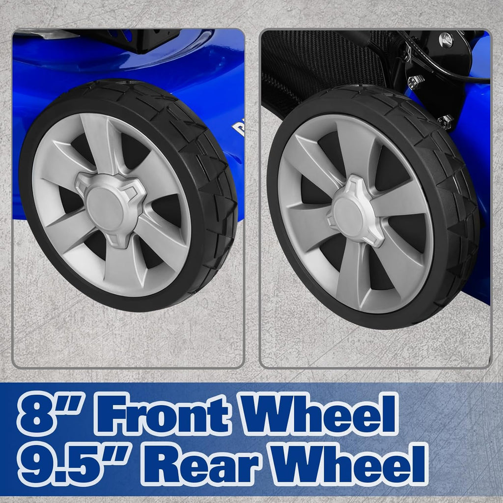 BILT HARD 21 Inch Self Propelled Gas Lawn Mower, 201cc 4-Cycle OHV Engine, 3-in-1 Functions (Bagging, Mulching and Side Discharge) with 8-Positions Adjustable Cutting Height, Easy Start