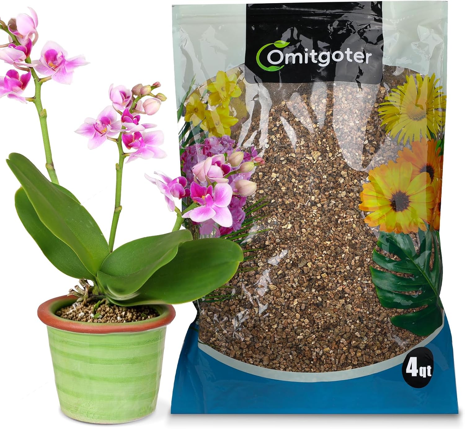 Vermiculite for Gardening 4qt, Horticultural Sand Perfect for Seed Starter or Propagation by Cutting, Soil Addictive for Aeration and Moisture Retention