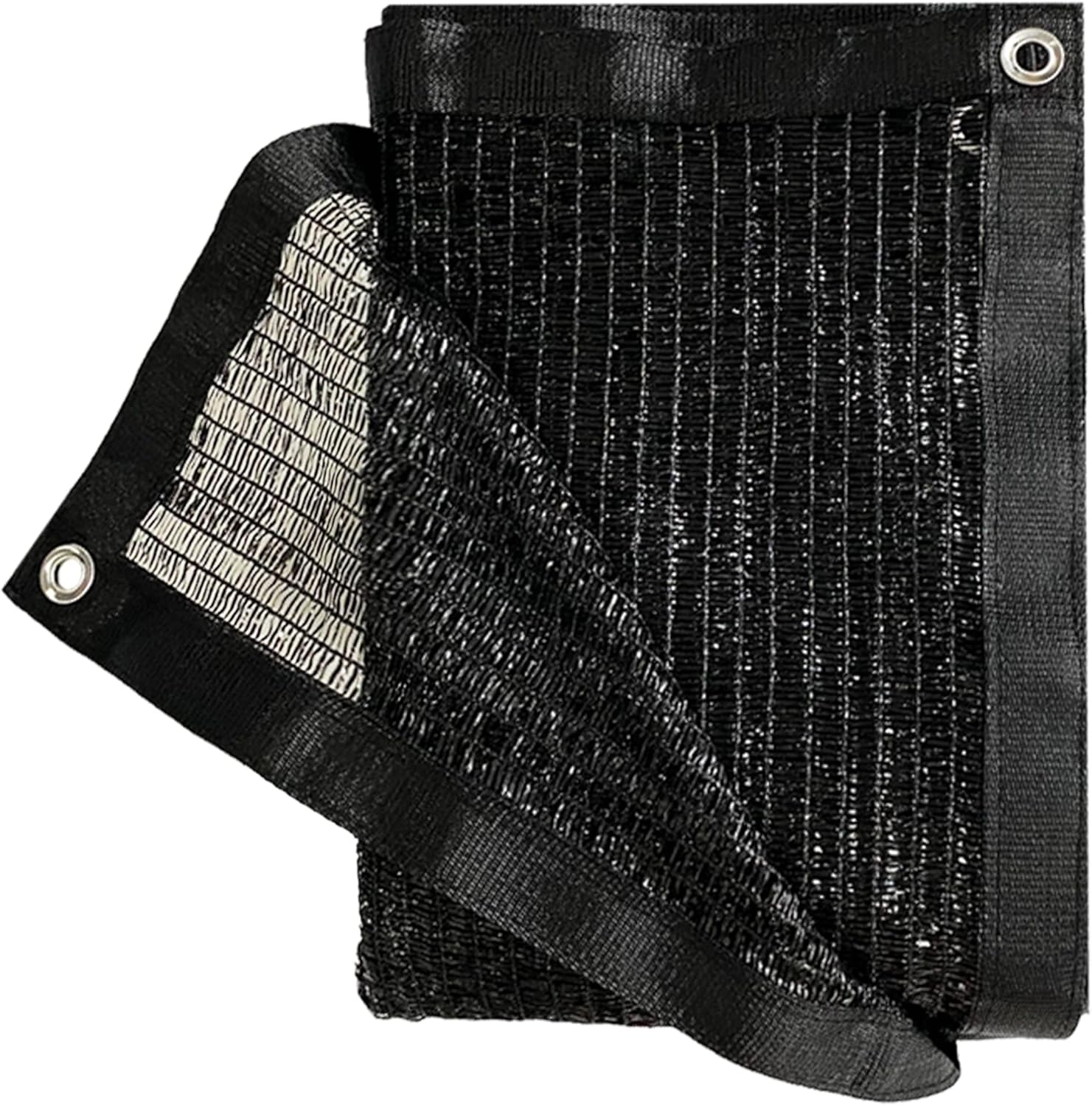 Garden expert 50% Black Shade Cloth 8x12FT Taped Edge with Grommets Sun Net Mesh for Garden Patio Backyard UV-Resistant