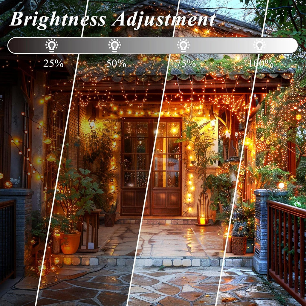 LitHome Color Changing Christmas Lights, 34 Colors 66Ft 200 LED Christmas String Lights with Remote Timer, Connectable Plug in Halloween String Light Outdoor for Xmas Tree Indoor Party Fall Decoration