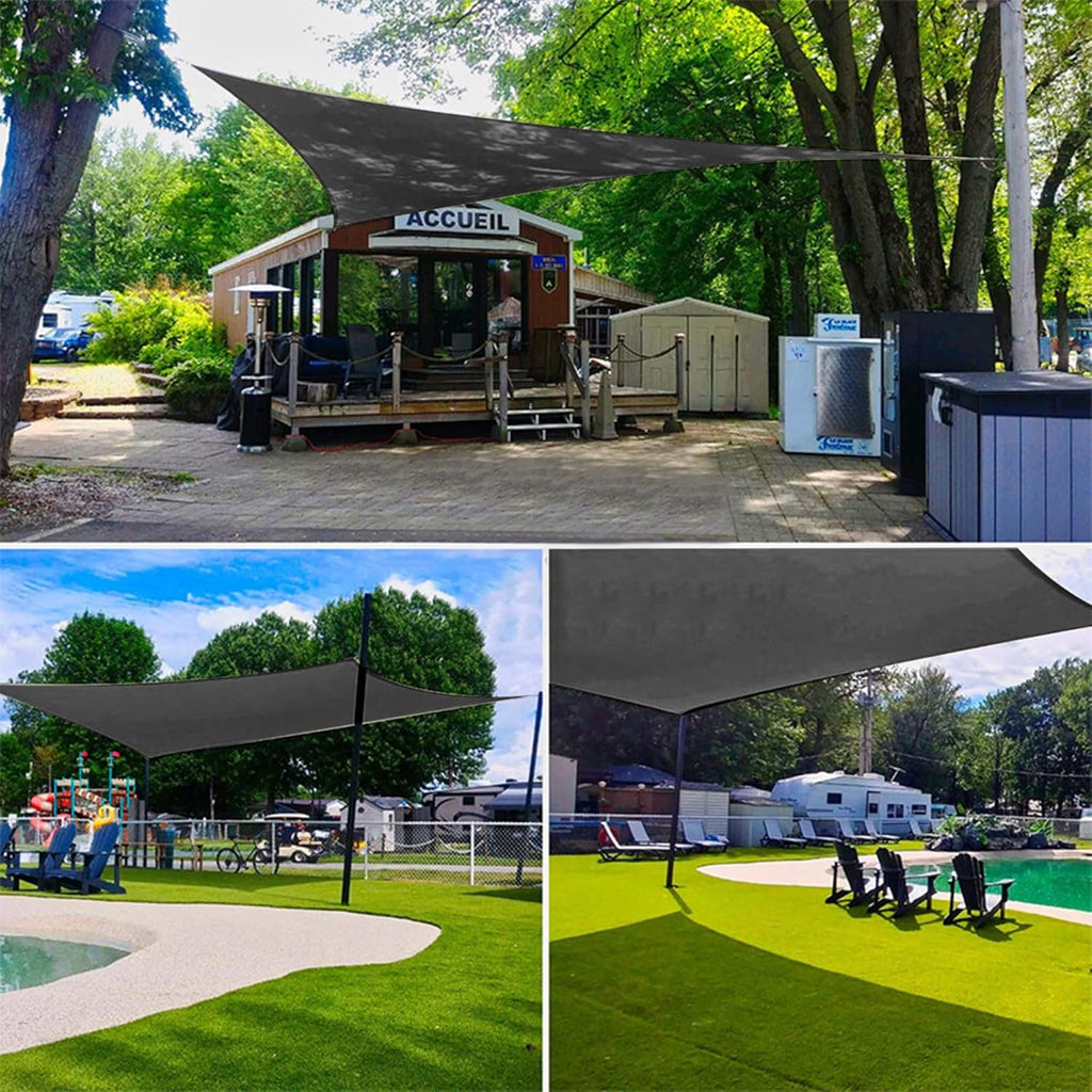 winemana 50% Black Shade Cloth, 20 x 48 FT Durable Mesh Tarp with Grommets, Garden Sunblock Shade Cloth Shading Antifreezing for Plants Cover, Greenhouse, Barns Kennel, Patio, Tomatoes