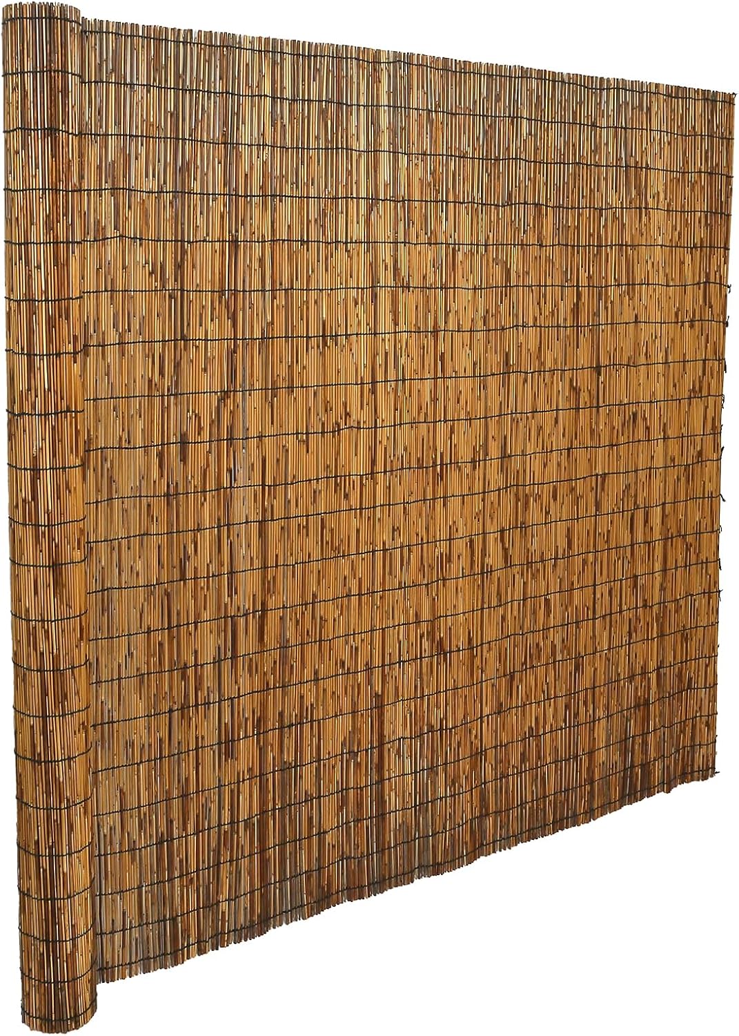 Natural Reed Fencing, Eco-Friendly Reed Fence, 4 feet High x 16.44 feet Long, Reed Screen for Backyard Patio Garden and More,Brown