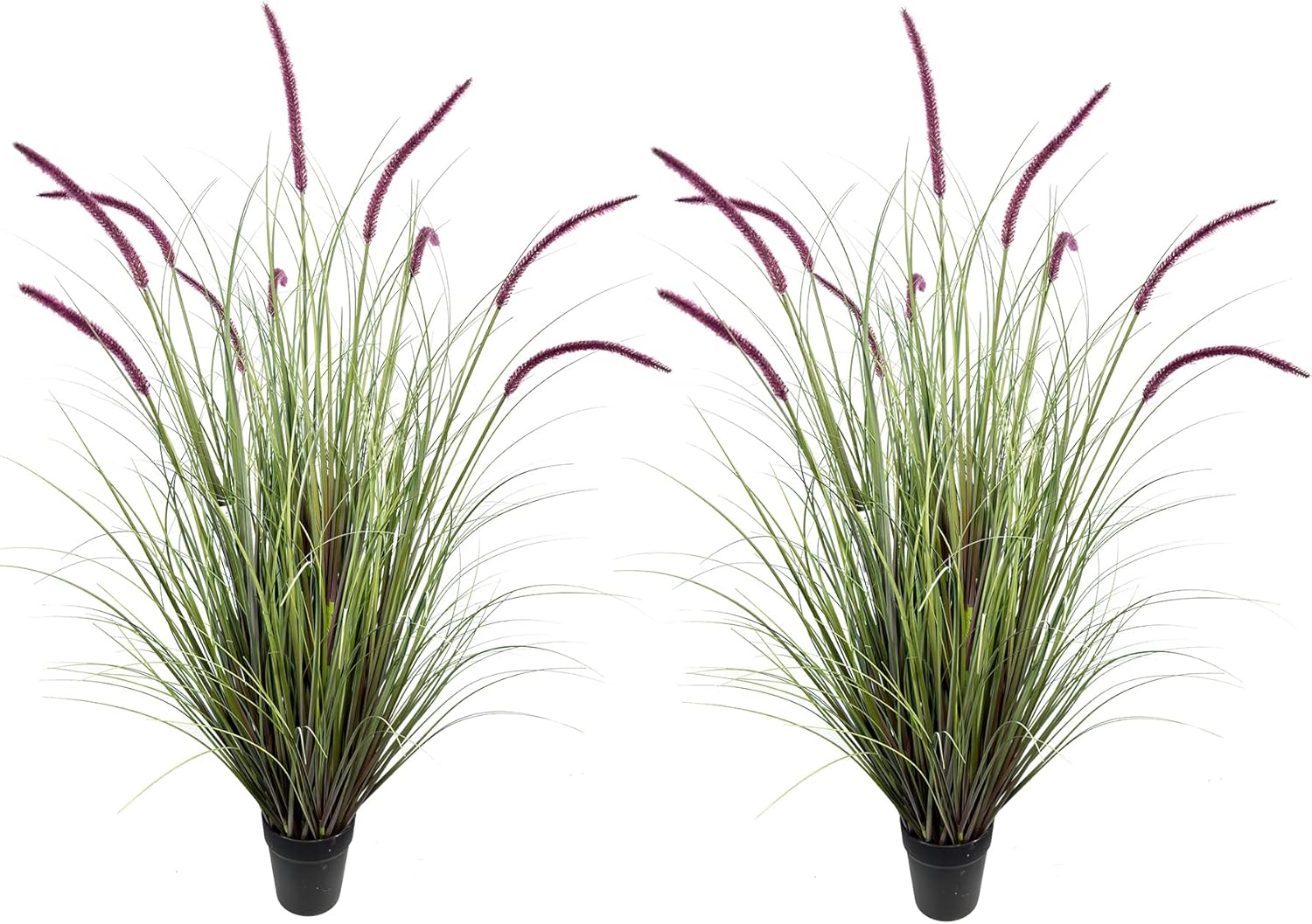Artificial Plant 47in(2pack) Tall Artificial Grass Plant,Faux Plants Indoor Home Decorative Artificial Plants & Flowers in Pot Fake Plant, House Plant Indoor