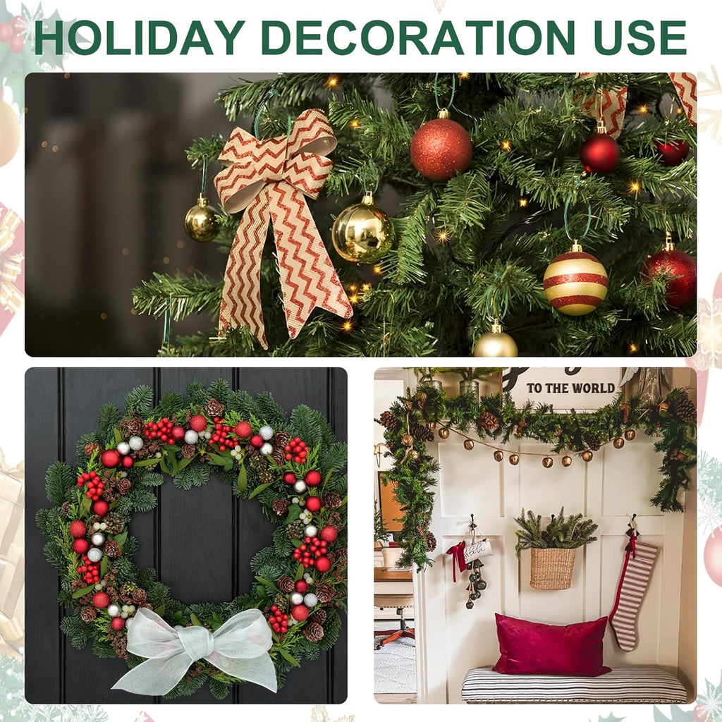 Green Zip Ties 8", 1000 Pack, Cable Ties UV Resistant, Wire Ties 40 lbs Tensile Strength for Garden, Plants, Fence, Holiday Lights, Yakobela