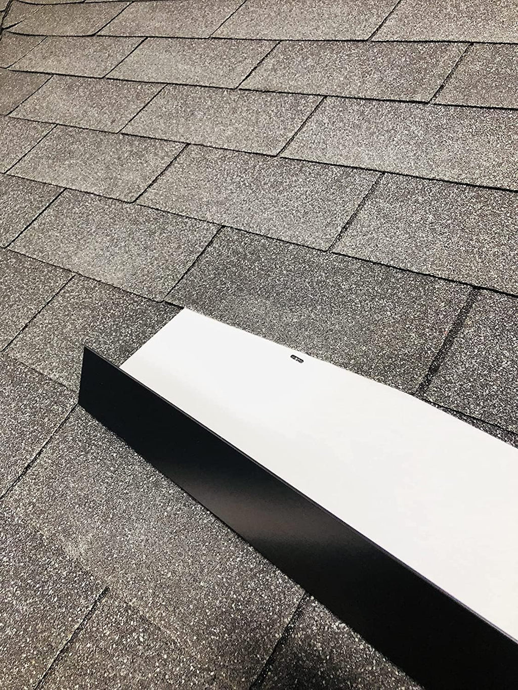 EAGLE 1- Shingle Roof Rain Diverter 40 Inches Long- 26 Gauge Material- Easy to Install- Includes Stainless Steel Nails (3, Black)