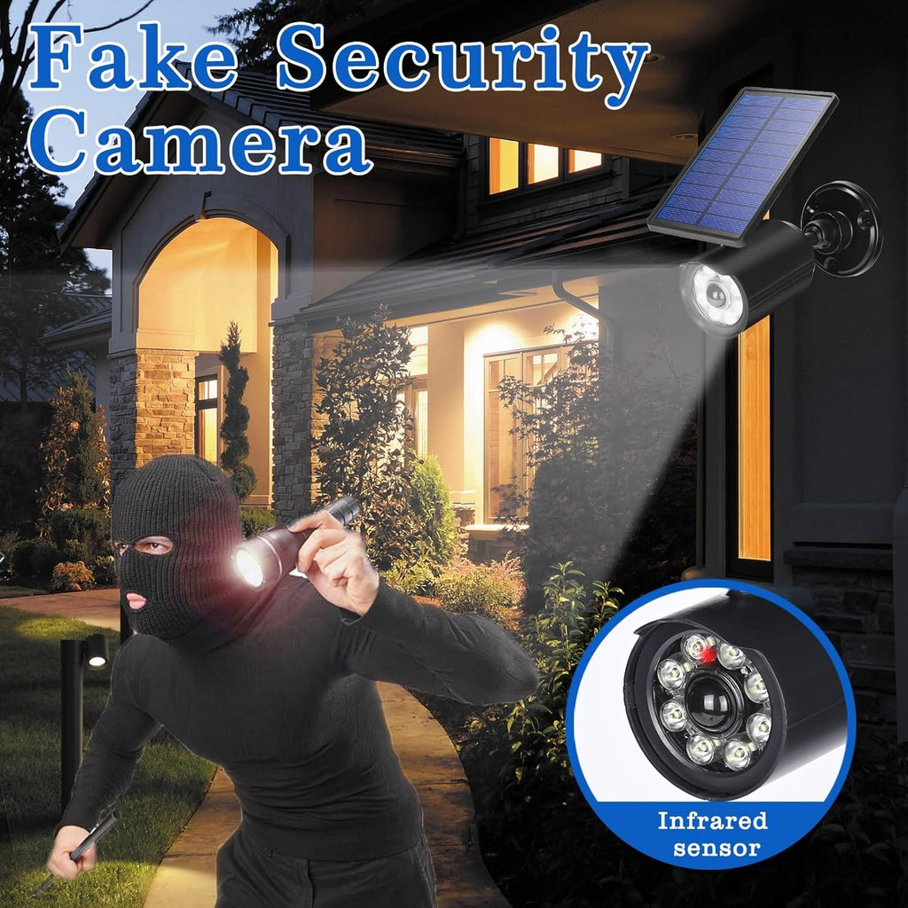 Solar Motion Lights Outdoor IP67 Waterproof Security Flood Lights 1800LM 3600mAh for Garage, Driveway, Path, Patio, Front Door, Landscape 4 Pack