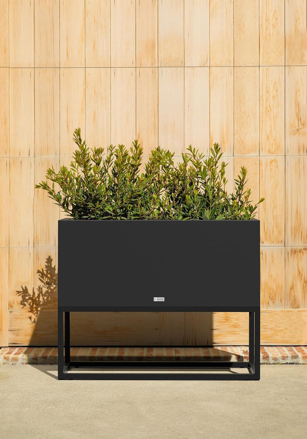 Veradek Block Series Raised Long Box Planter for Patio & Garden | Durable All-Weather Use with Aluminum Stand | Modern Décor for Herbs, Flowers