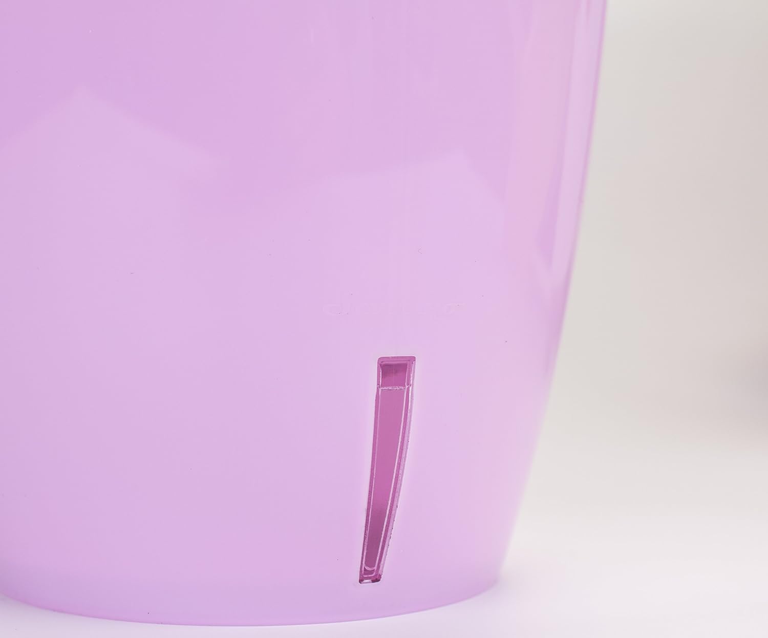 Santino 5.5 Inch ORCHIDEA Self Watering Pots for Orchids in Violet - Decorative Wicking Planter with w/Great Aerification, Drainage and Water Level Indicator