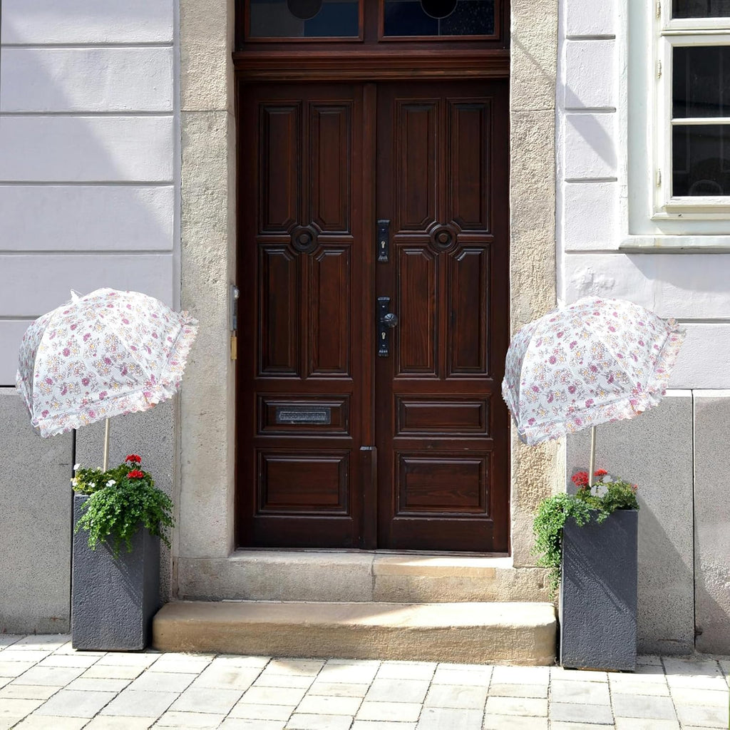 TIMSO Adjustable 3 Pack Plant Shade Umbrella for Outdoor Garden - Sun Protection Cloth & Umbrella for Plants, Potted Plants, and Garden Beds