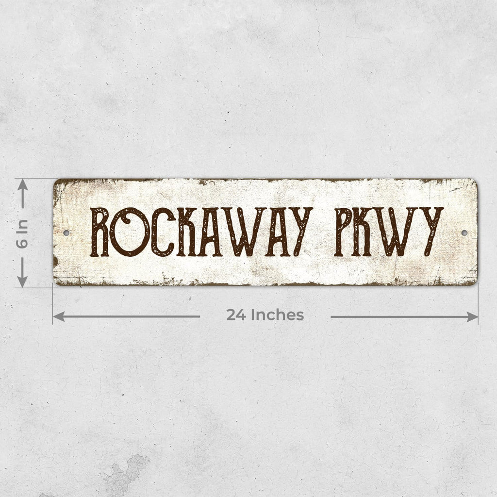 Rustic Custom Sign, Personalized Metal Signs, Gift for Him Men Dad, Man Cave, Indoor and Outdoor Use, 6x24 Inches, ACM, Fade Resistant, Made in The USA