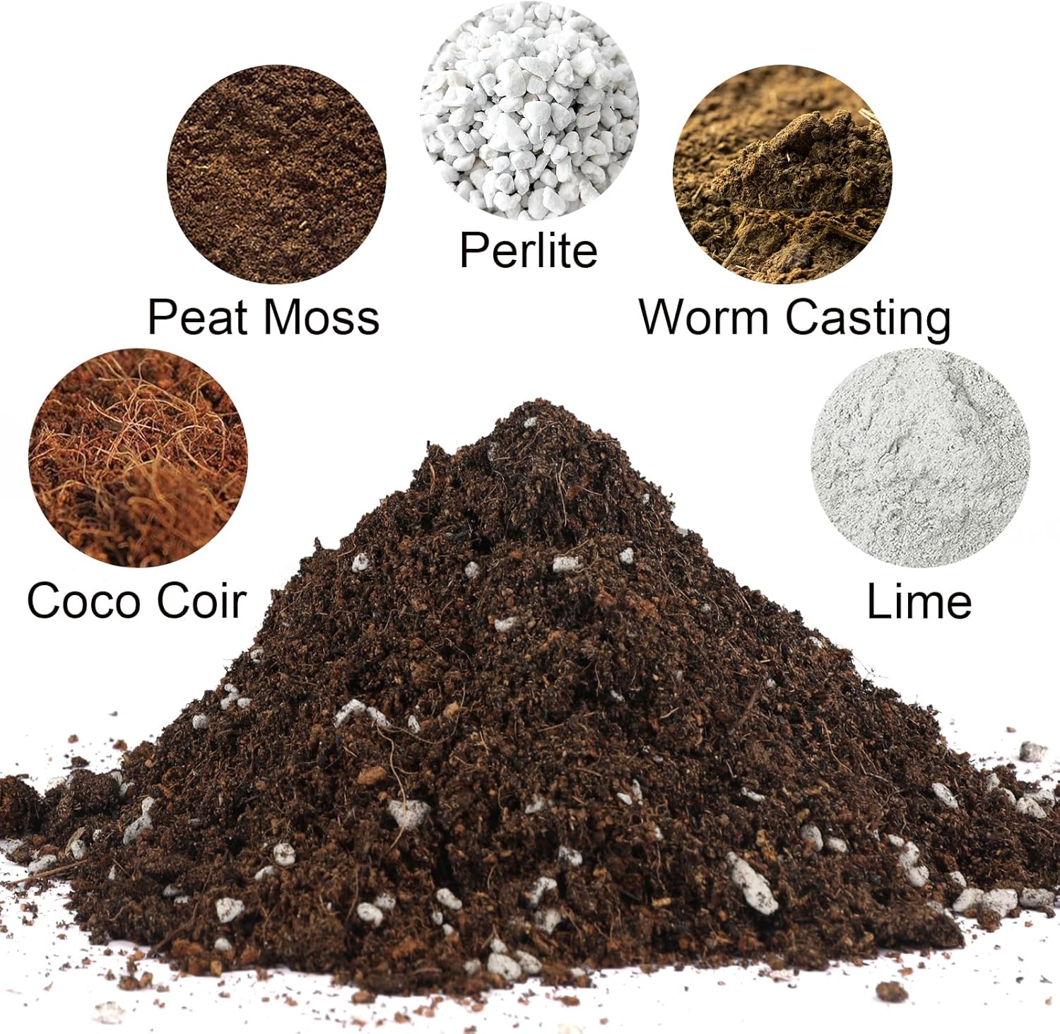 Potting Soil Mix 10qt for Indoor Plants, Organic Houseplant Soil Well Draining Dirt Ready to Use, Fit for House Plant Like Pothos, Philodendron, Monstera, African Violet