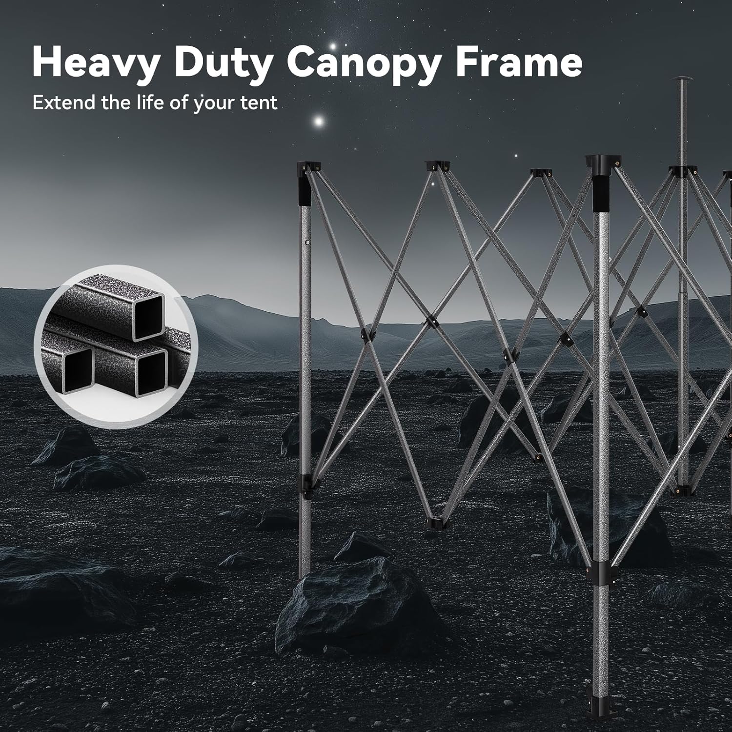 COBIZI 10x15 Pop up Canopy Heavy Duty with 4 Sidewalls, Easy Set-up Commercial Outdoor Party Canopy, 100% Waterproof Wedding Gazebo, 3 Height Adjustable with Handbag, Gray