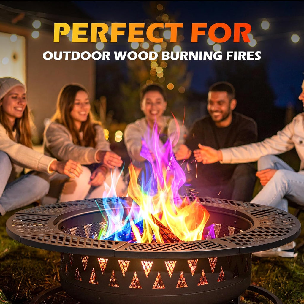 Fire Color Changing Packets for Fire Pit, Campfires, Outdoor Fireplaces, Bonfire - Camping Essentials for Kids & Adults, Camping Accessories Magical Colorful Flames, 25 Pack