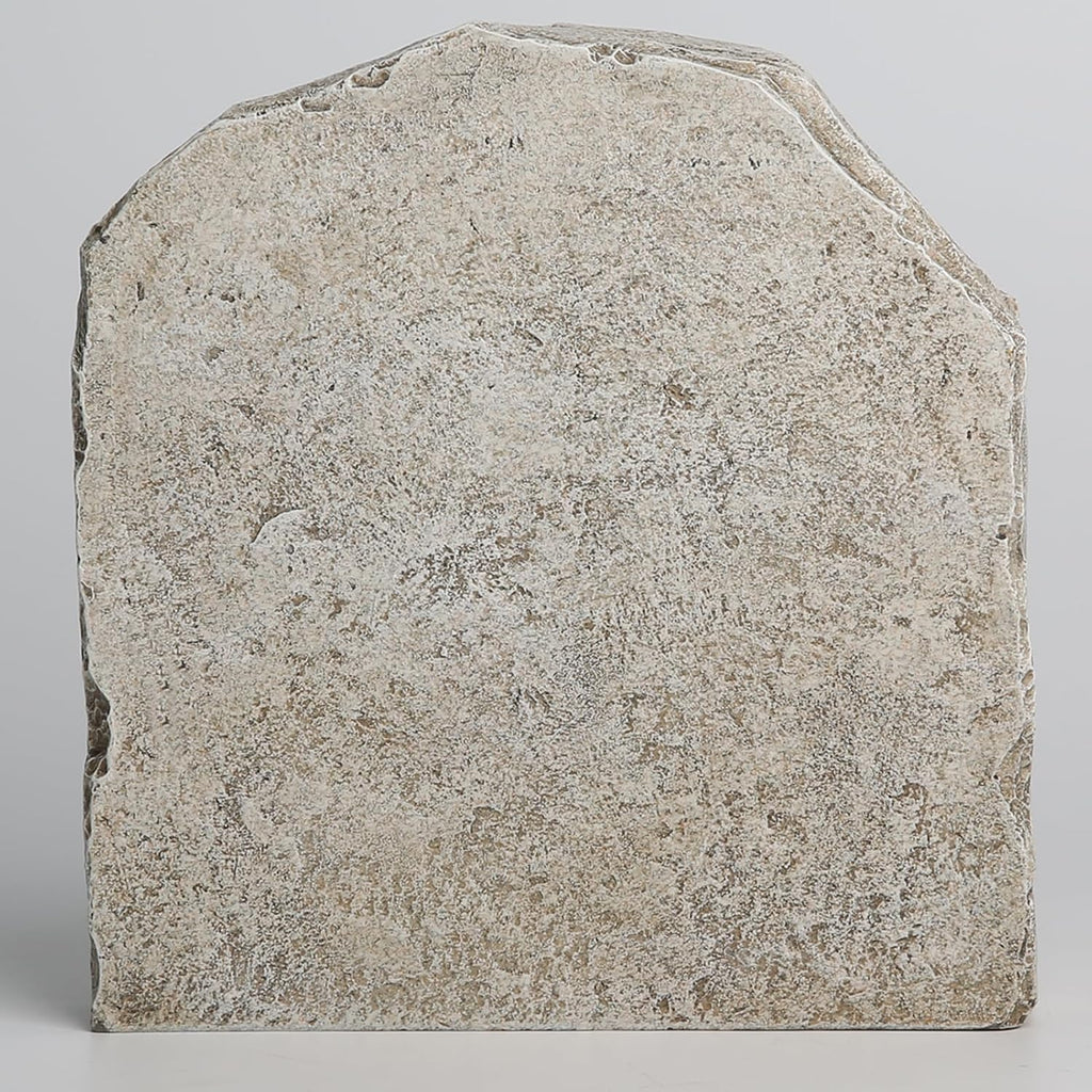 Ten Commandments Tabletop Decor - 6.8-Inch Stone Effect Religious Statue Plaque for Home, Office, or Church Inspritional Table Decor Los 10 mandamientos