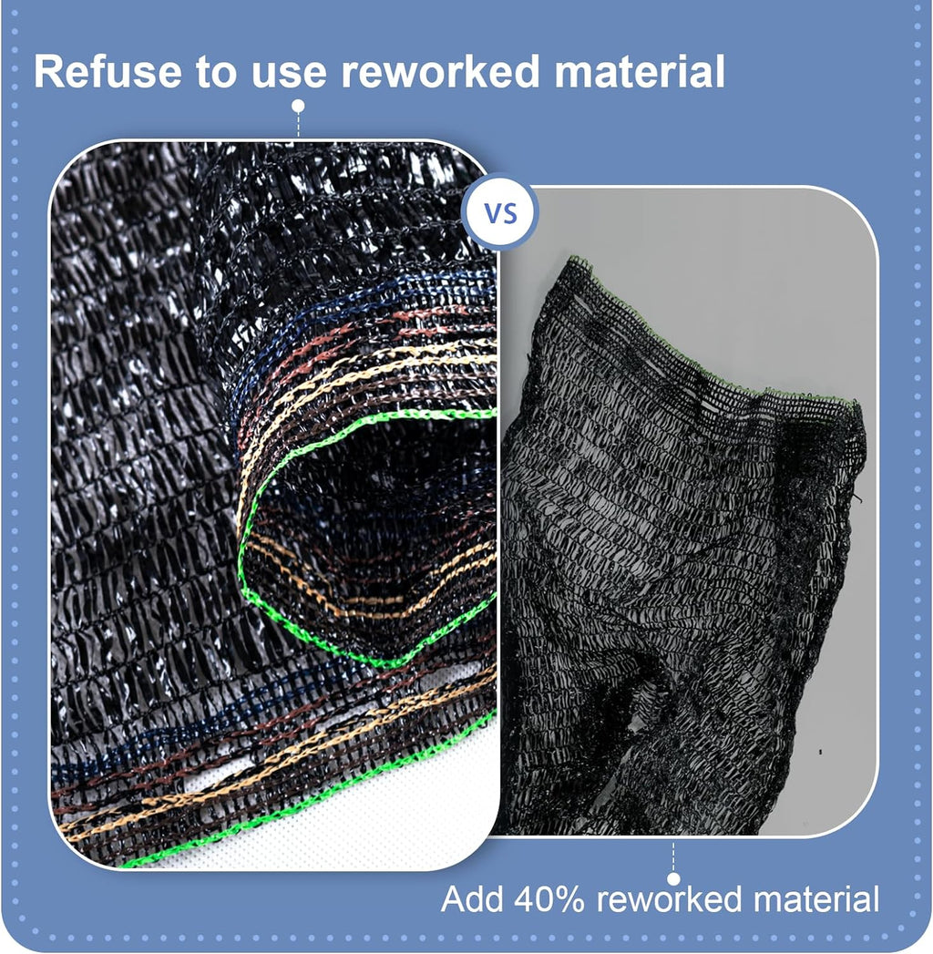 LOVE STORY 6x12FT 55% Black Shade Cloth Sun Shade Net UV Resistant Mesh Tarp Plant Cover Sunblock Net for Garden,Greenhouse,Vegetables,Flowers