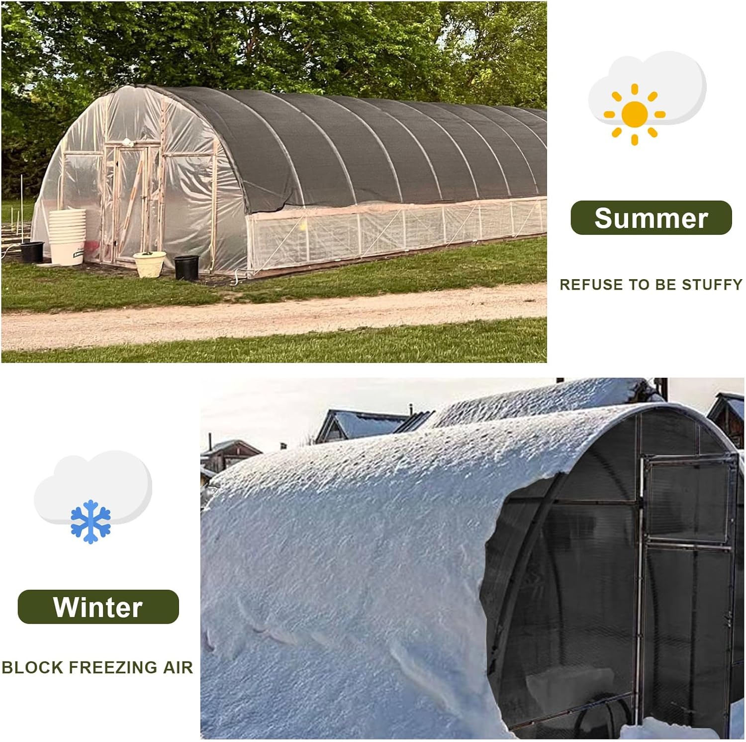 LOVE STORY 6x12FT 55% Black Shade Cloth Sun Shade Net with Grommets Sunblock Net Mesh Tarp for Garden,Plants Cover,Greenhouse and Patio