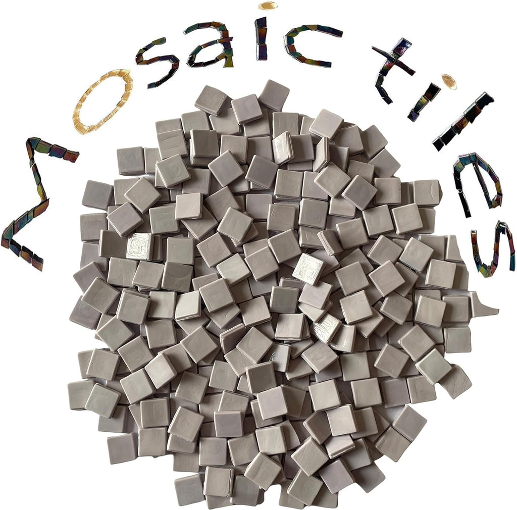 SMEIINIK 1.1lb Bulk Single Iridescent Color Mosaic Tiles for Crafts, Glass Mosaic Pieces for Mosaic Puzzles, Stained Glass Tiles for Mosaic DIY, Mosaic Making Supplies(AJ41-25)