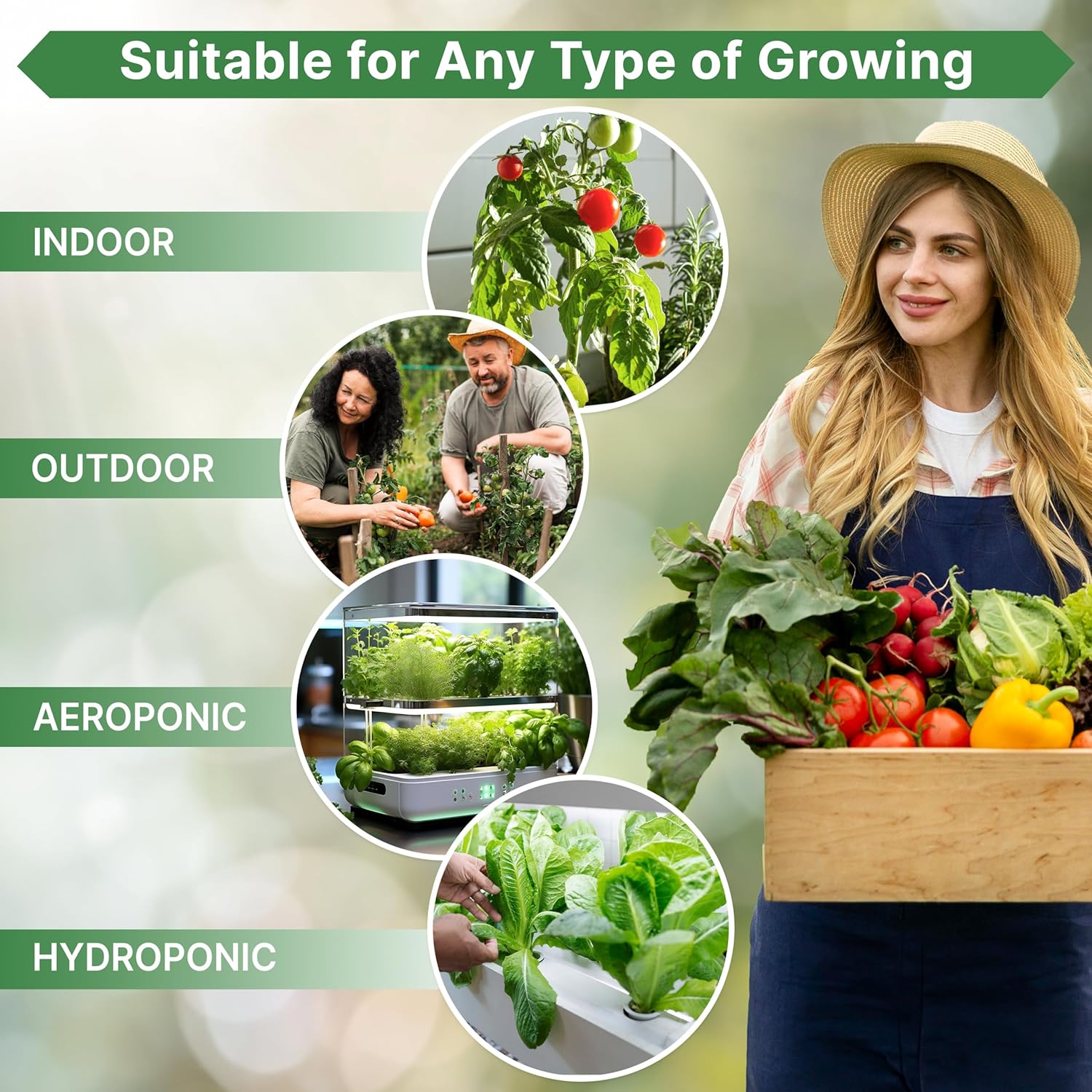 Organo Republic 20 Edible Flower Seeds Variety Pack- Indoor/Outdoor. 7000+ Non-GMO Heirloom: Borage, Bergamot, Nasturtium, Chives, Cape Daisy, Hyssop, Zinnia Seeds & More