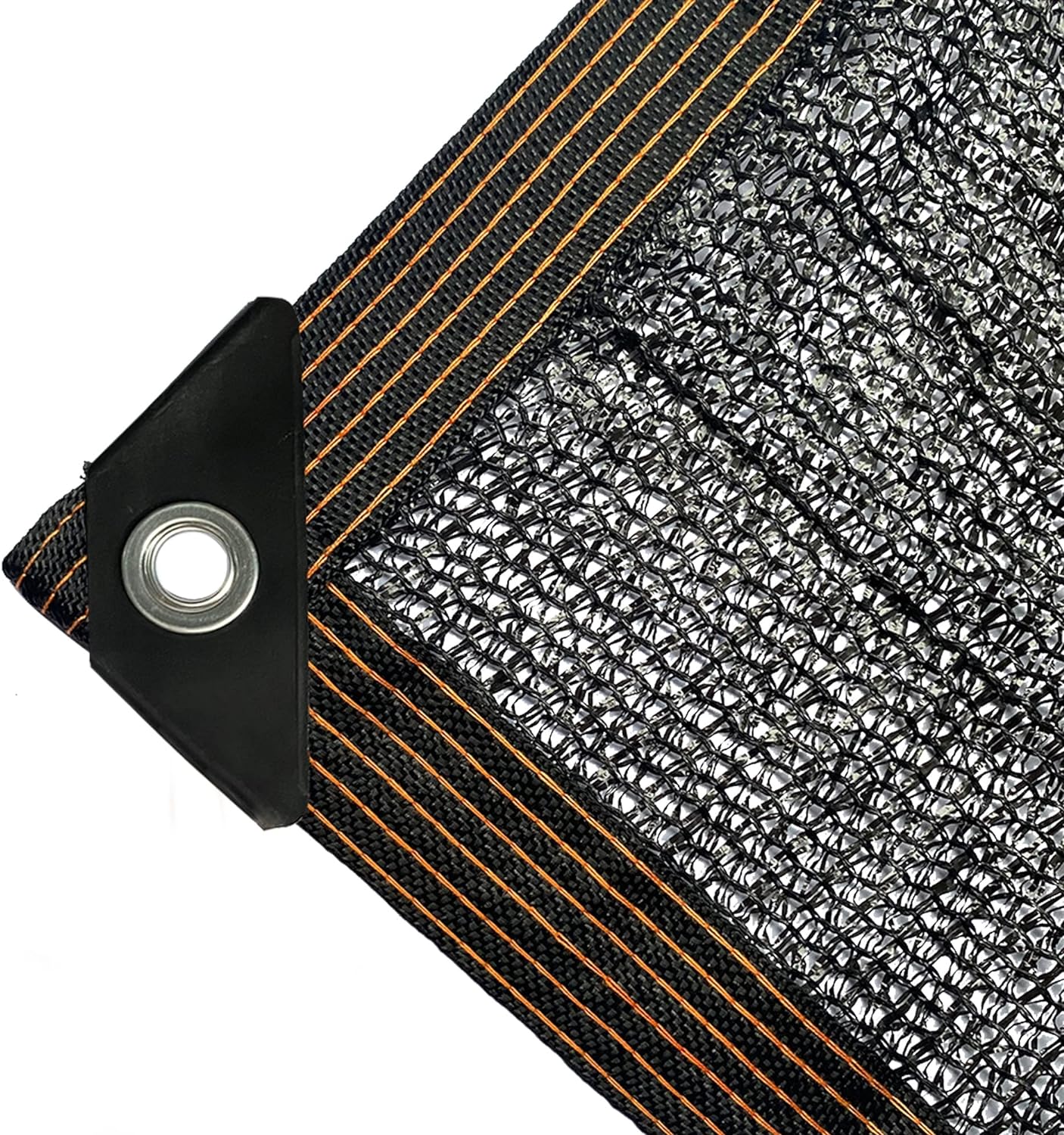 winemana 50% Black Shade Cloth, 8 x 20 FT Durable Mesh Tarp with Grommets, Garden Sunblock Shade Cloth Shading Antifreezing for Plants Cover, Greenhouse, Barns Kennel, Patio, Tomatoes