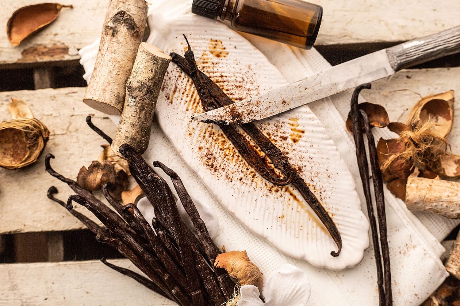 1 LB Organic Madagascar Vanilla Beans - Whole Extract Grade B Pods for Baking, Homemade Extract, Brewing, Coffee, Cooking - 16 Ounces